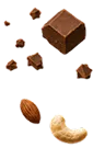 チョコチャンクとナッツ