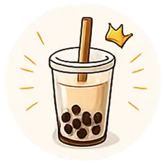 タピオカドリンクのアイコン